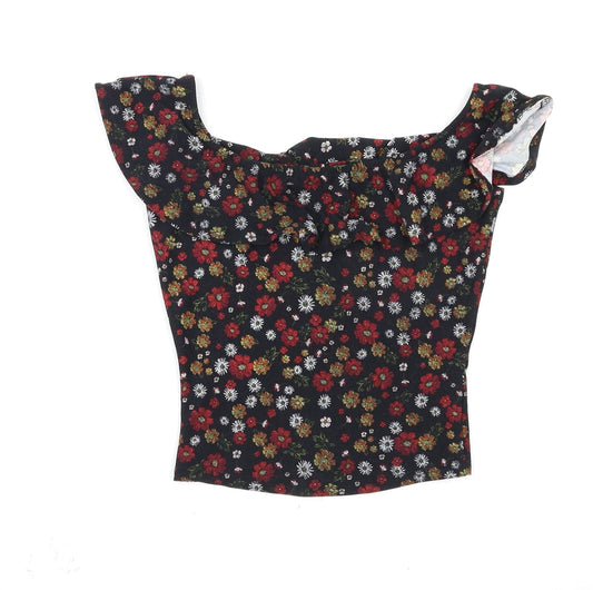 mrp Womens Multicoloured Floral  Basic Blouse Size 6