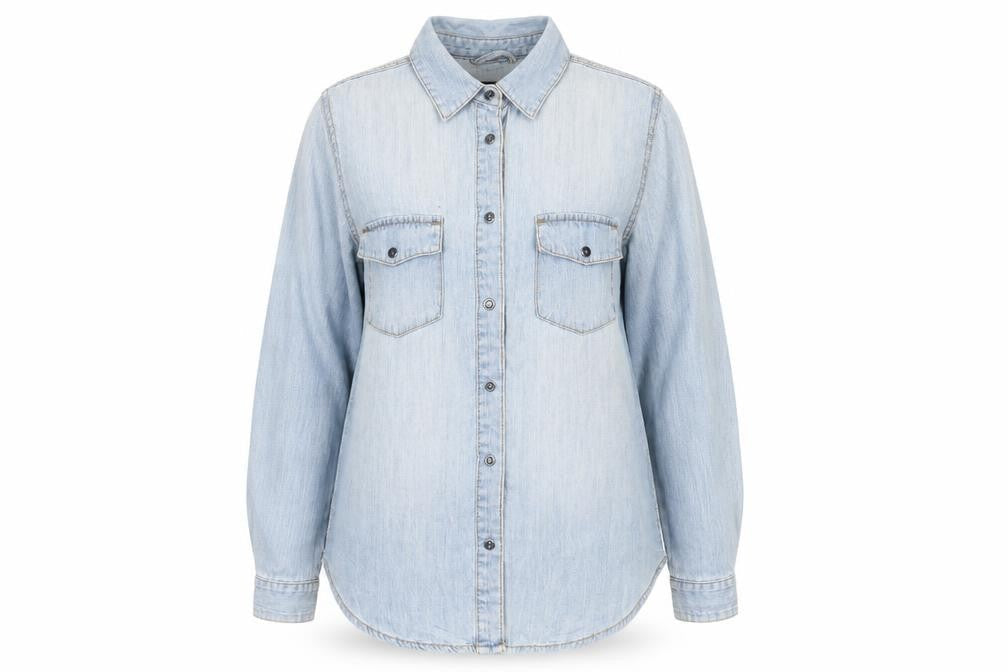 YES YES Womens Blue   Basic Button-Up Size 10