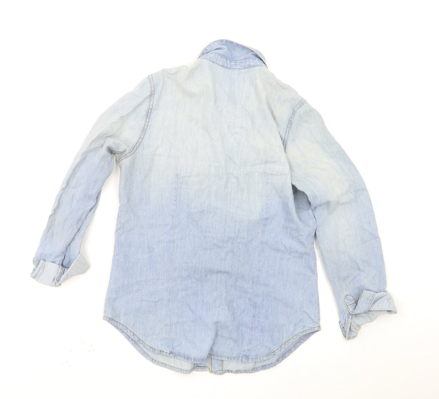 YES YES Womens Blue   Basic Button-Up Size 10
