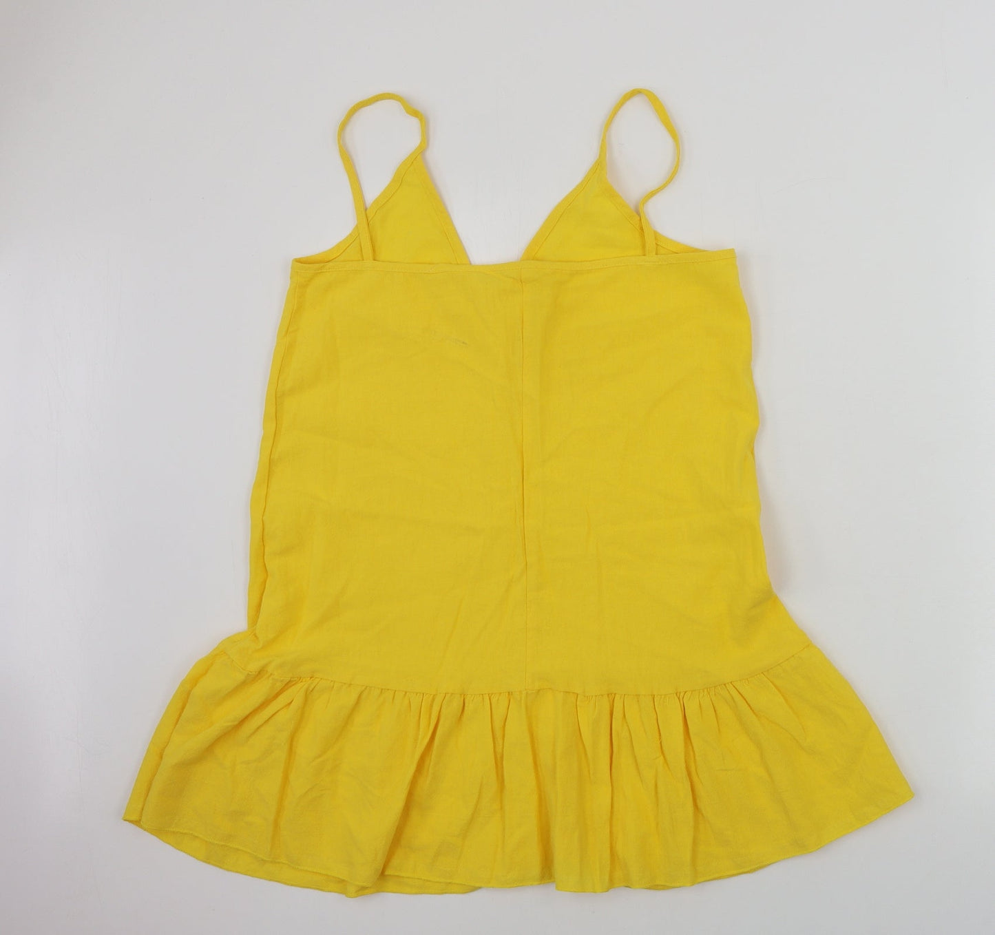 Preworn  Womens Yellow   Basic Blouse Size M