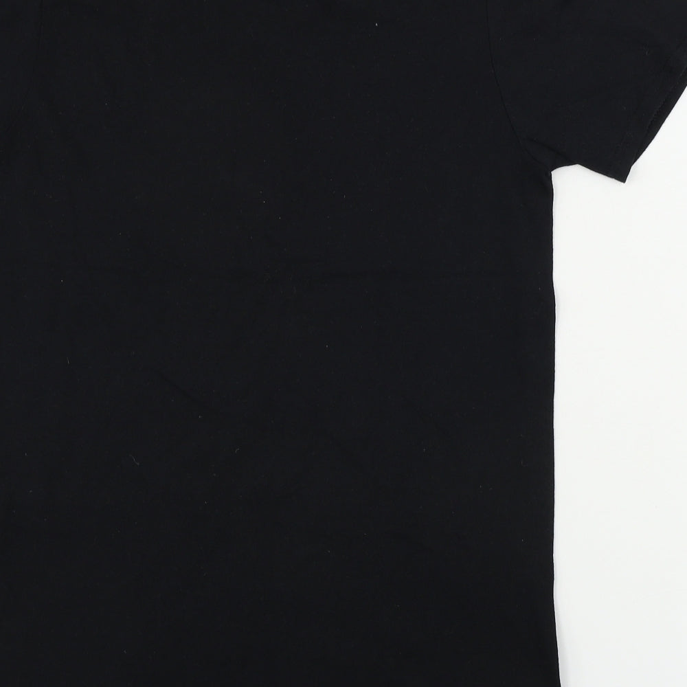 Gildan Womens Black   Basic T-Shirt Size S