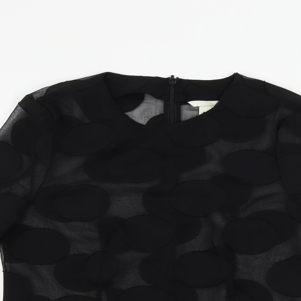 H&M  Womens Black   Basic Blouse Size 6