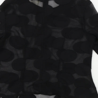 H&M  Womens Black   Basic Blouse Size 6