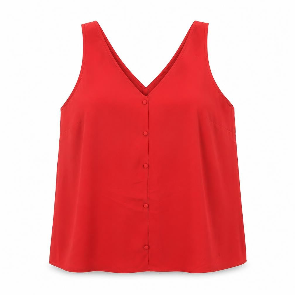 Papaya Womens Red   Basic Blouse Size 14