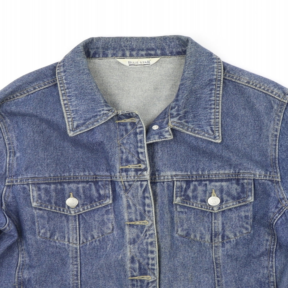Littlewoods Womens Blue   Jacket Coat Size 16