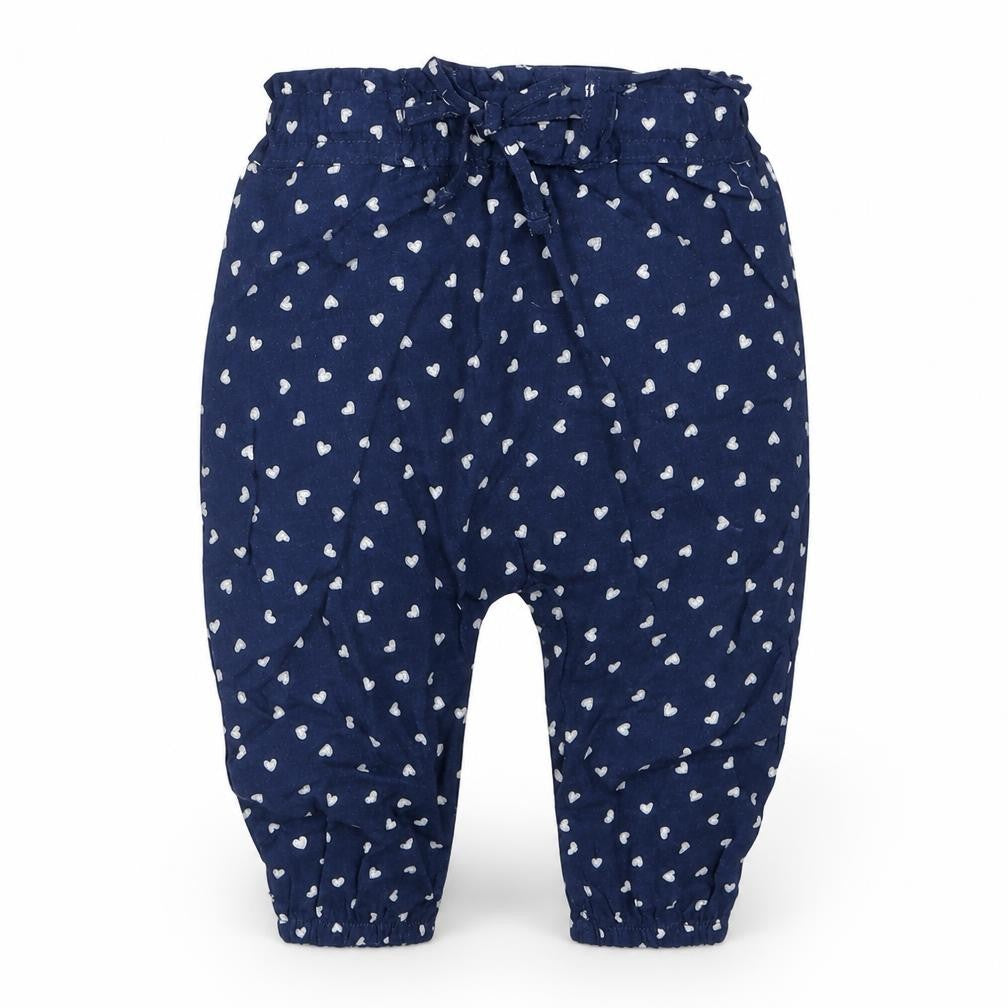 Pep&Co Girls Blue   Capri Trousers Size 6-9 Months