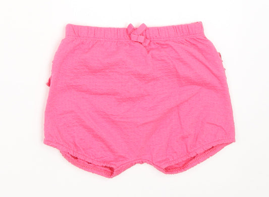 Primark Girls Pink   Cropped Trousers Size 6-9 Months