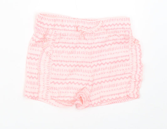 So Cute Girls Pink   Cropped Trousers Size 6-9 Months
