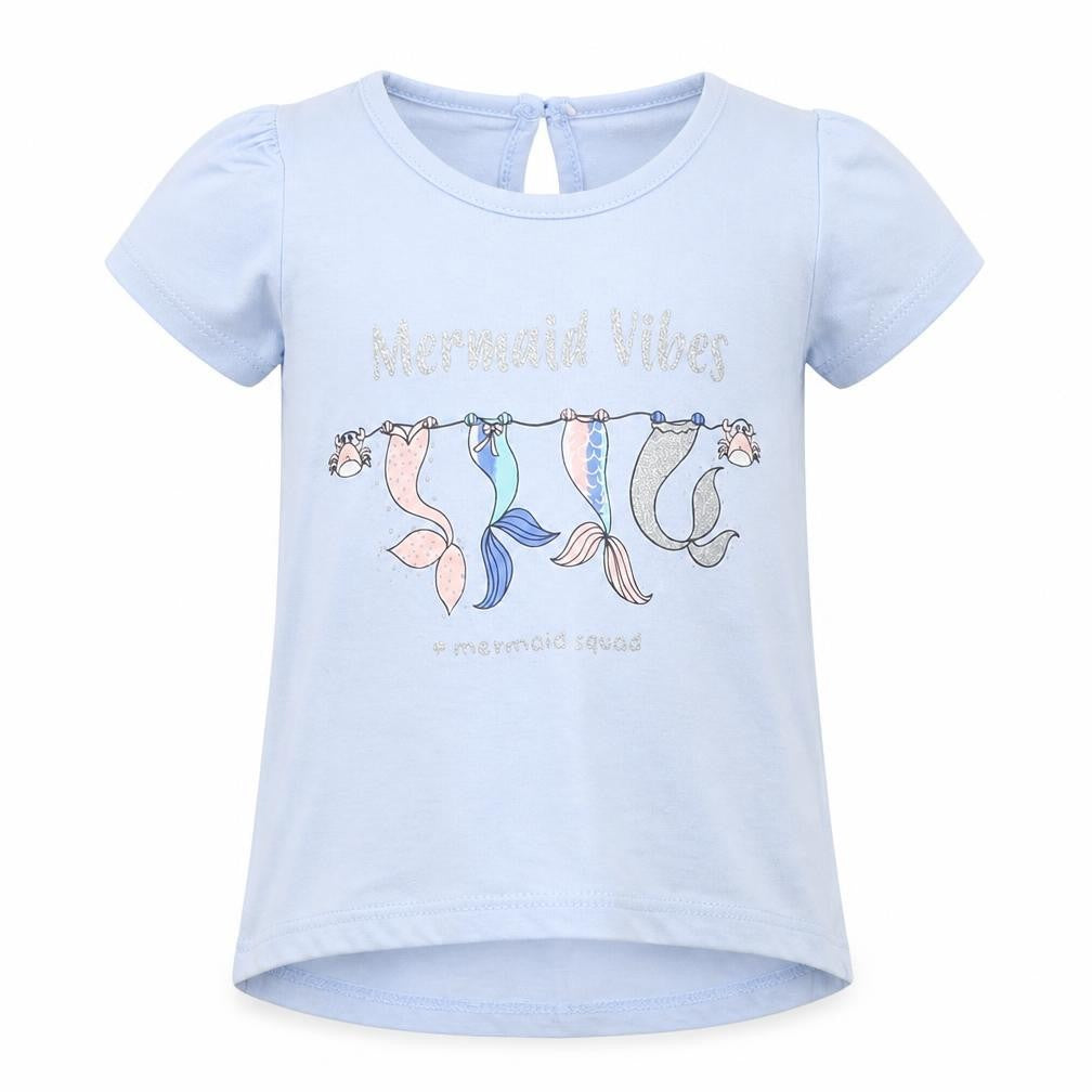 So Cute Girls Blue   Basic T-Shirt Size 6-9 Months
