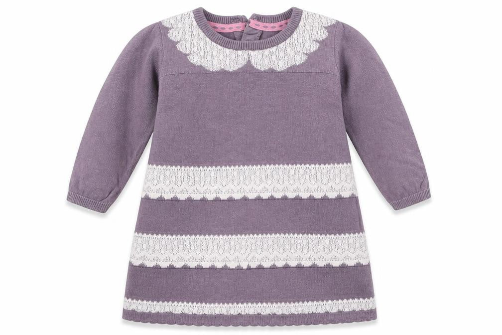 Marks & Spencer Girls Purple   Jumper Dress  Size 3-6 Months