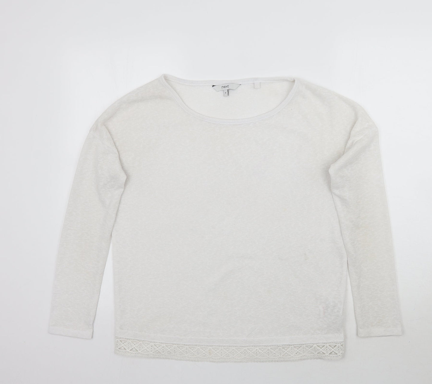 NEXT Womens White   Pullover Jumper Size 8