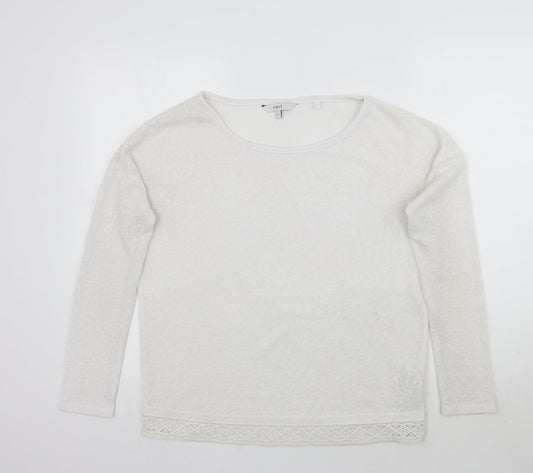 NEXT Womens White   Pullover Jumper Size 8