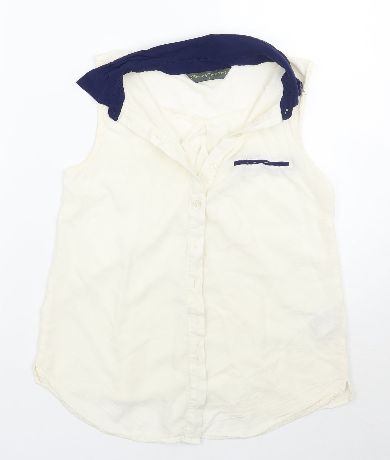 Blooming Marvellous Womens White   Basic Button-Up Size 8