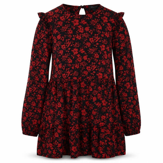 Primark Womens Red Floral  A-Line  Size 12
