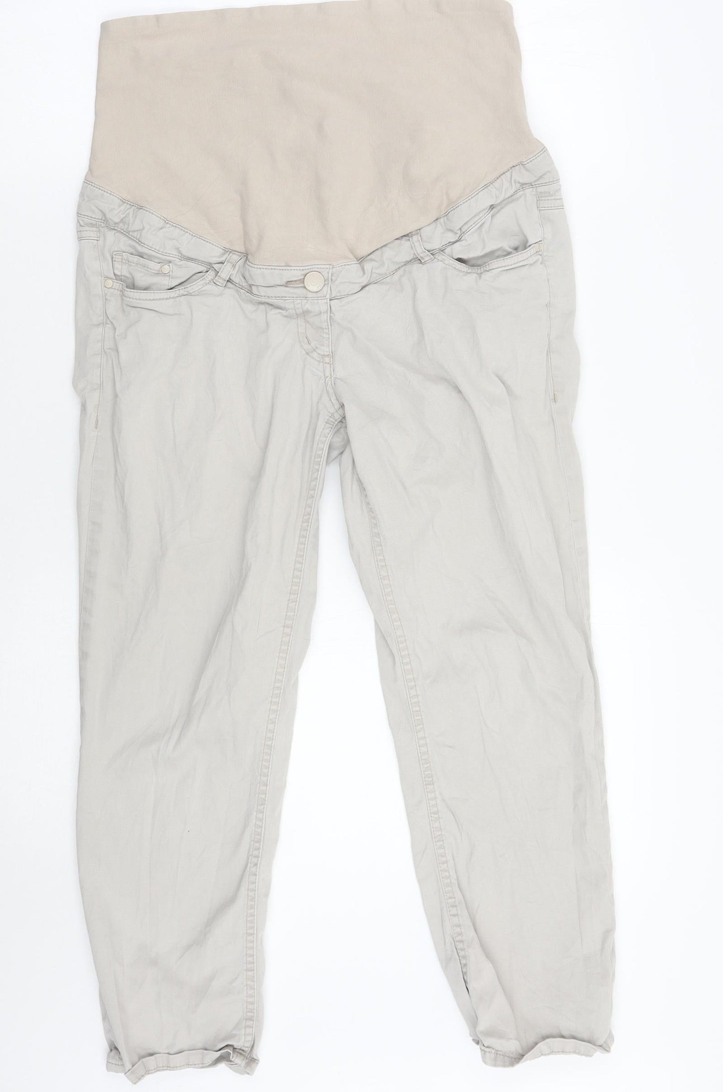 H&M Womens Grey   Cropped Jeans Size 10 L24 in