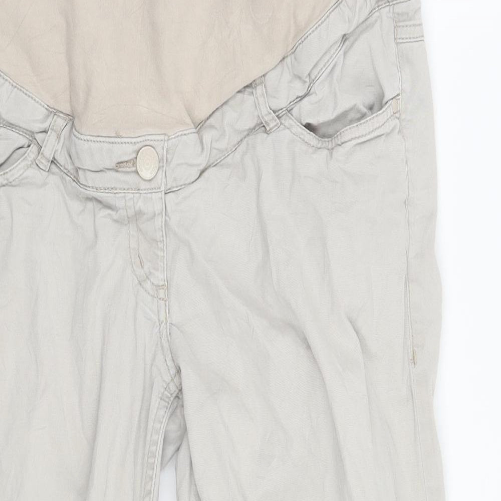 H&M Womens Grey   Cropped Jeans Size 10 L24 in