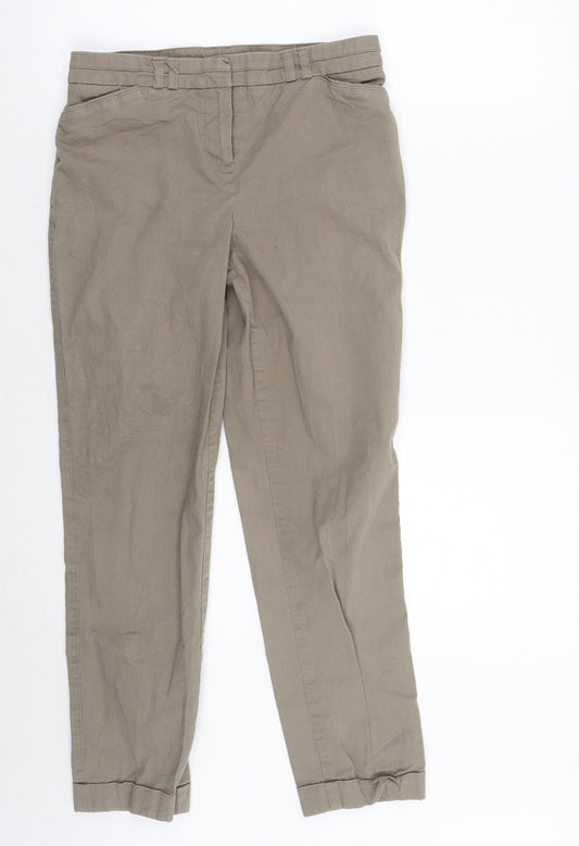 camaieu Womens Green   Trousers  Size 28 L25 in