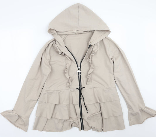Preworn Womens Beige   Jacket Coat One Size