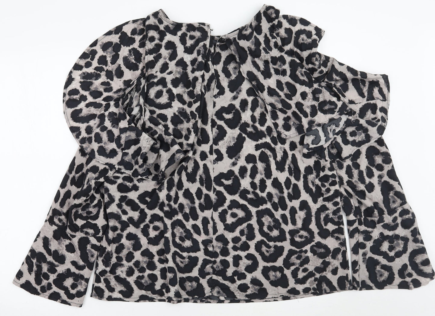 Yoins Womens  Animal Print  Basic Blouse Size XL