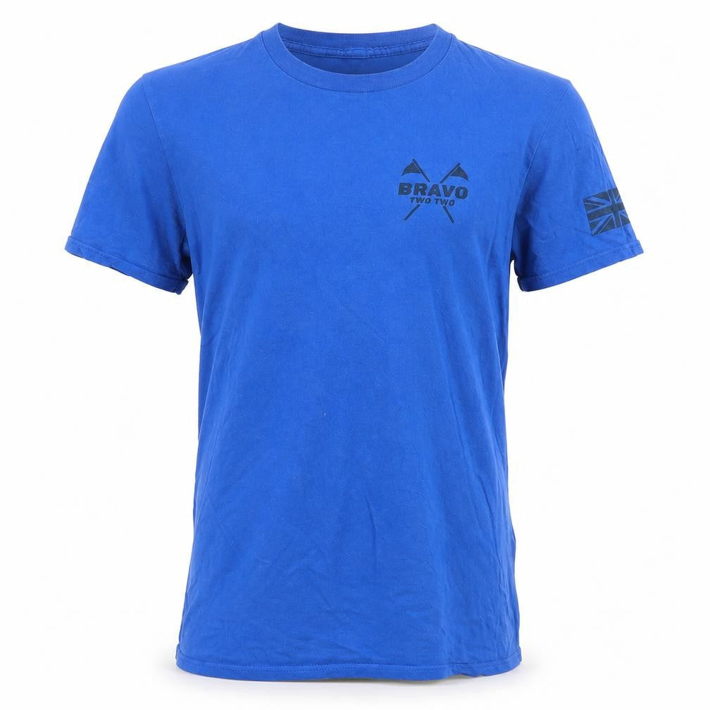 Bavo two two Mens Blue  Rayon  T-Shirt Size S