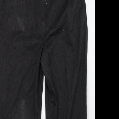 Preworn Womens Black   Trousers  Size 16 L29 in