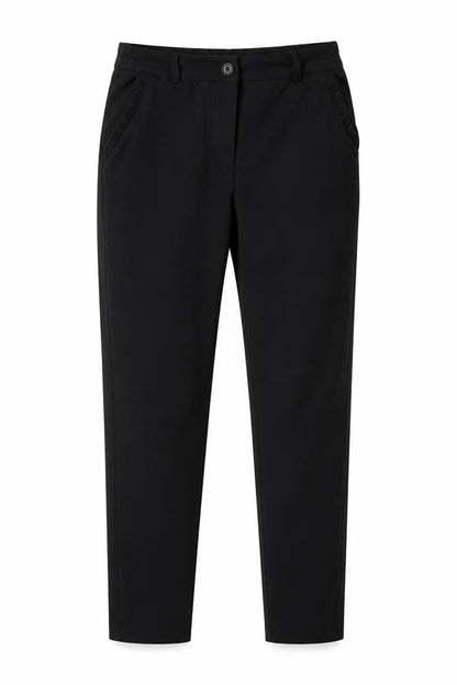 Preworn Womens Black   Trousers  Size 8 L28 in