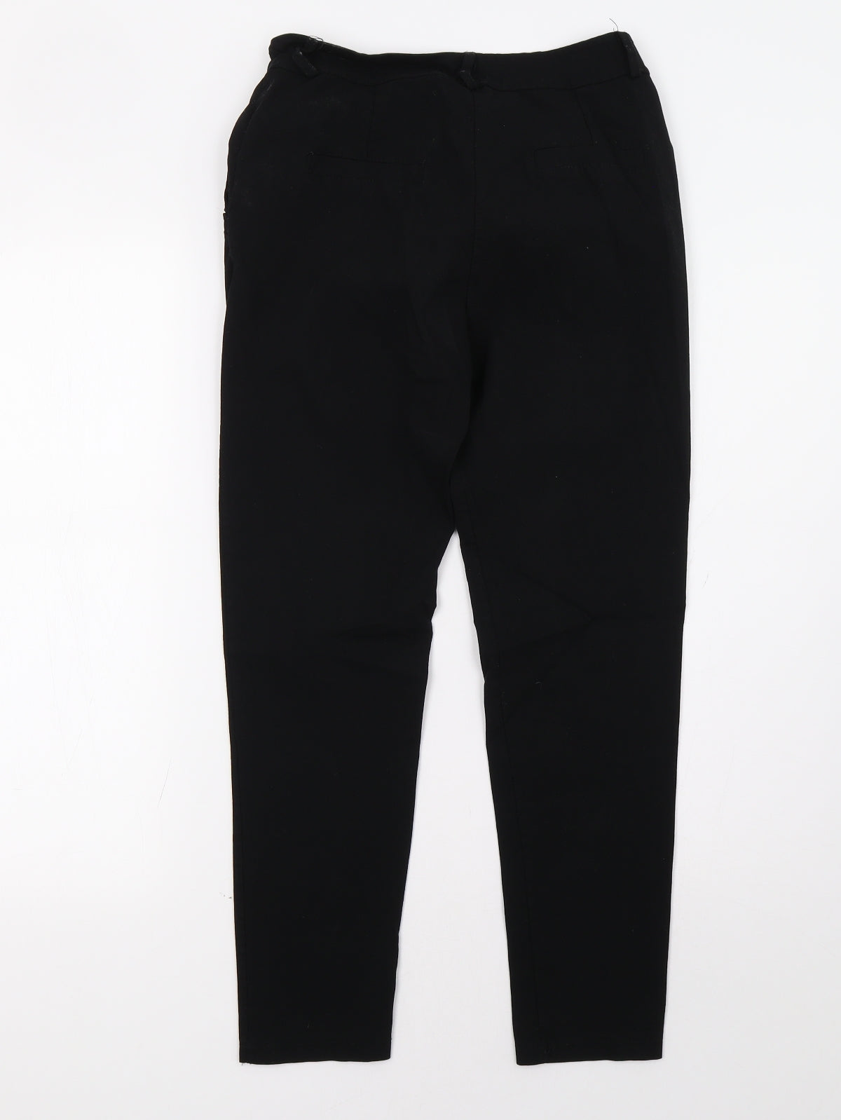 Preworn Womens Black   Trousers  Size 8 L28 in
