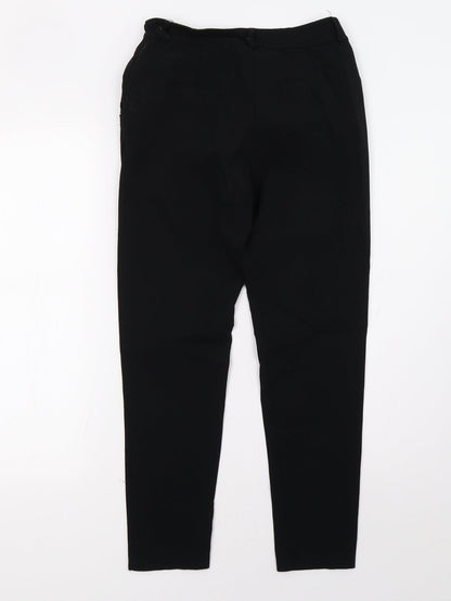 Preworn Womens Black   Trousers  Size 8 L28 in