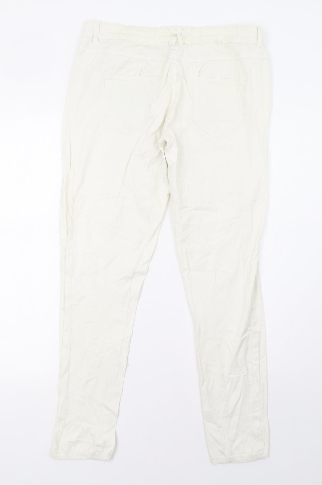 Clockhouse Womens White   Trousers  Size 12 L29 in