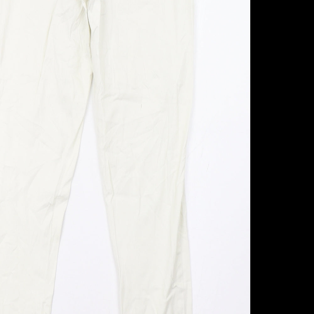 Clockhouse Womens White   Trousers  Size 12 L29 in