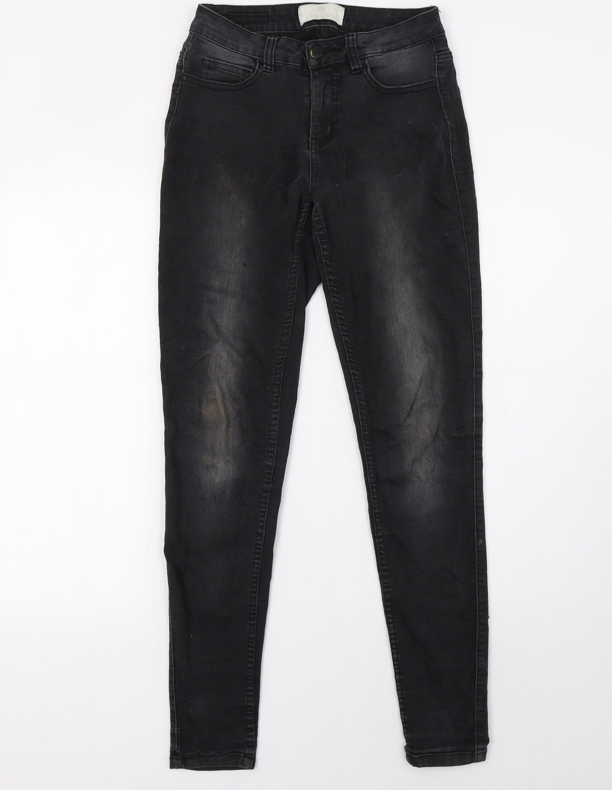 Pieces Womens Black   Skinny Jeans Size 8 L32 in
