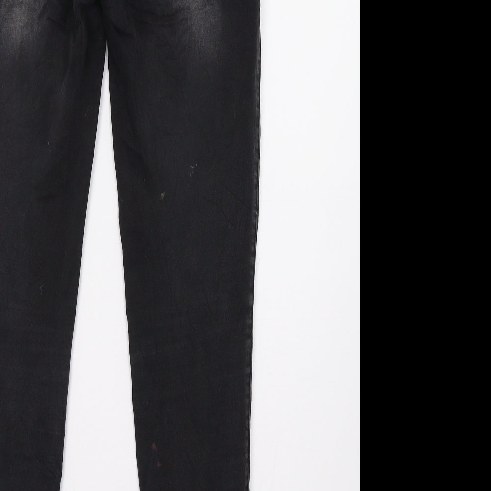 Pieces Womens Black   Skinny Jeans Size 8 L32 in