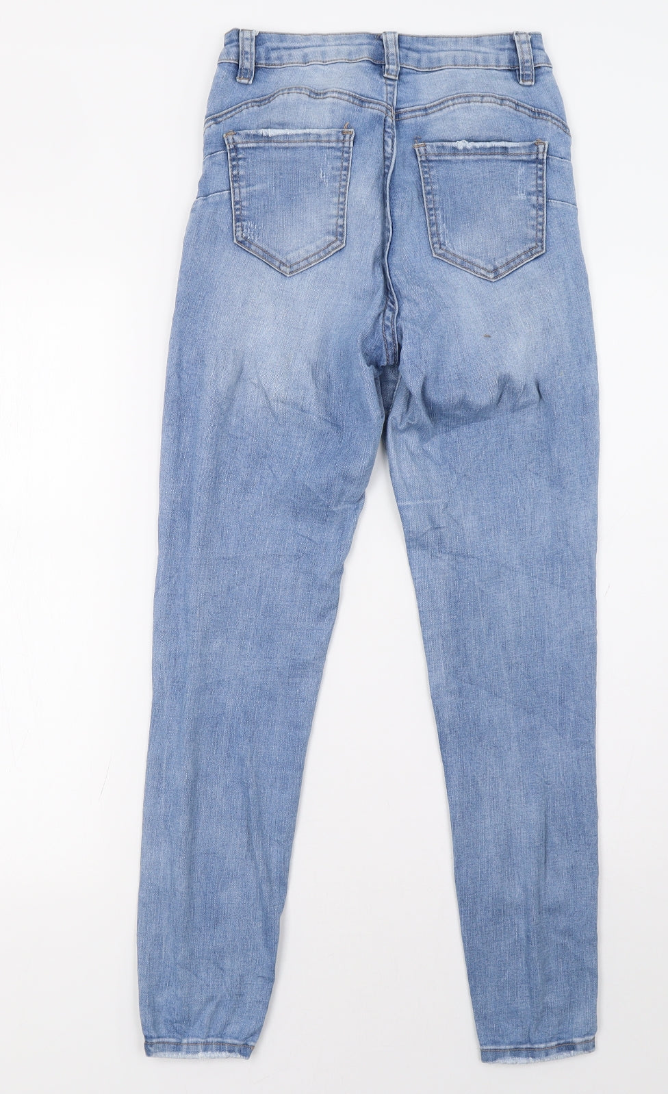 laulia Womens Blue  Denim Straight Jeans Size 6 L30 in