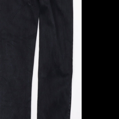 Preloved ELLE Womens Black   Straight Jeans Size 12 L32 in - Label