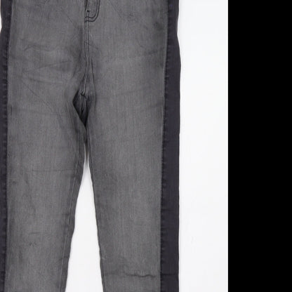 Janina Womens Grey   Straight Jeans Size 10 L32 in
