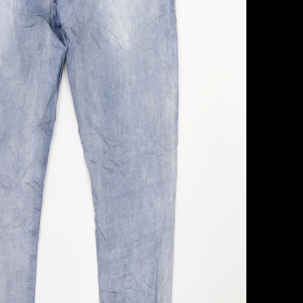 elegant beluxe Womens Blue   Skinny Jeans Size 12 L31 in