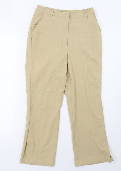 Preworn Womens Beige   Trousers  Size 8 L26 in