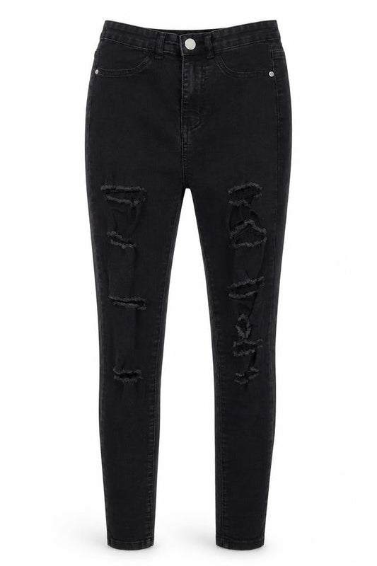 Boohoo Womens Black   Skinny Jeans Size 12 L31 in