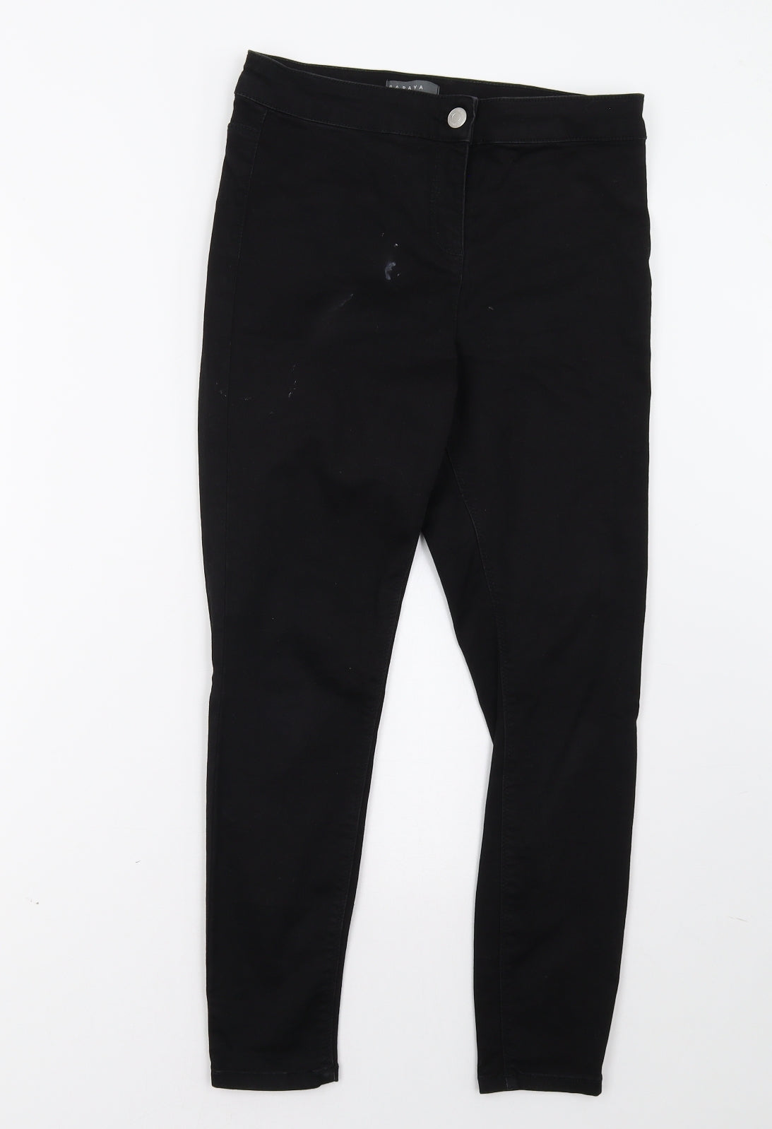 Matalan Womens Black   Skinny Jeans Size 10 L28 in
