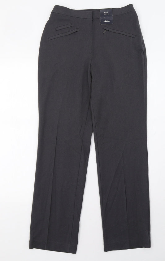 Marks and Spencer Womens Grey   Trousers  Size 6 L31 in