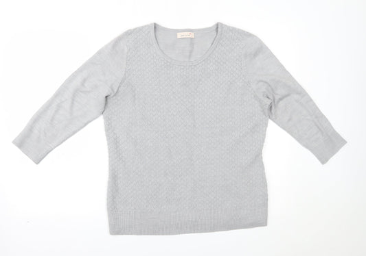 Marks and Spencer Womens Grey   Basic Blouse Size 16