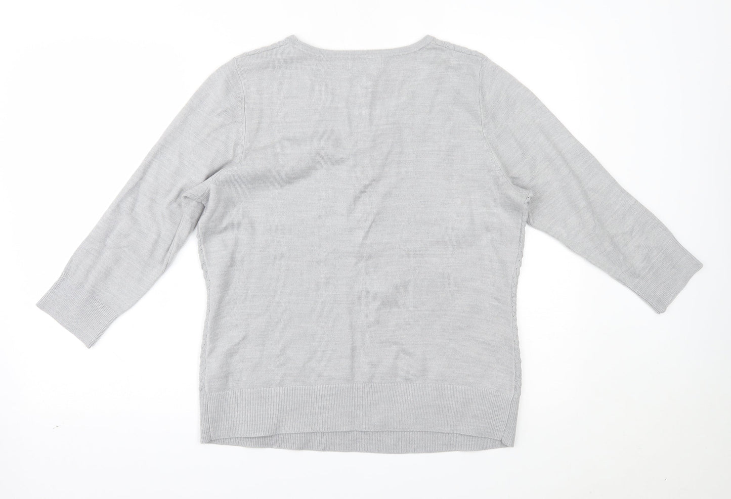 Marks and Spencer Womens Grey   Basic Blouse Size 16