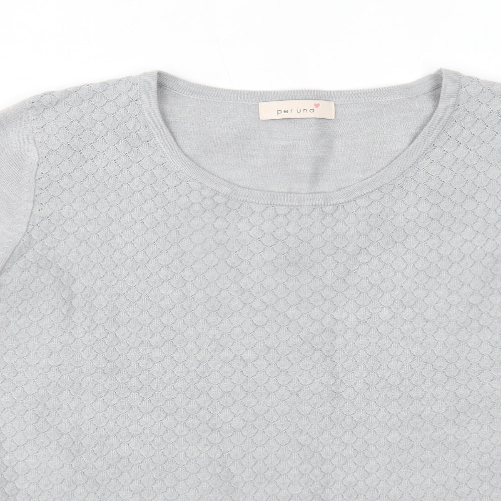 Marks and Spencer Womens Grey   Basic Blouse Size 16