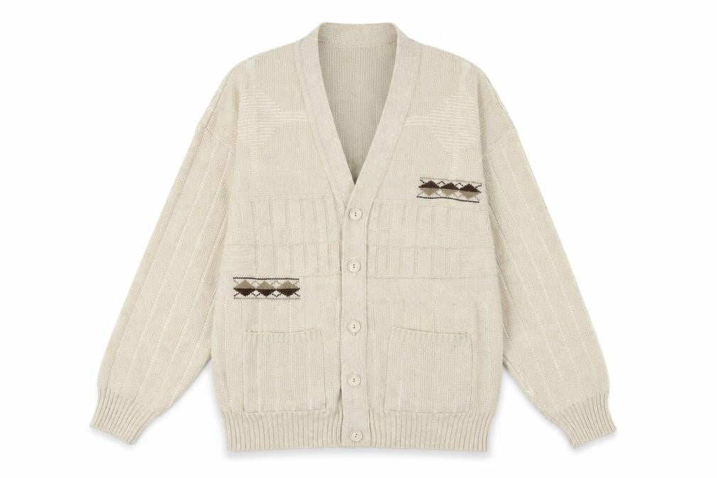 bannockburn Womens Ivory   Cardigan Jumper Size M