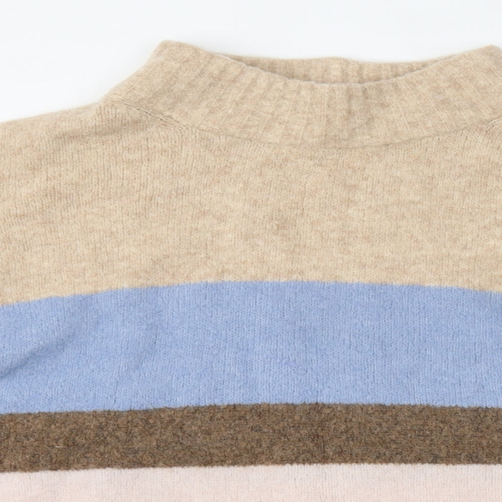 NEXT Womens Multicoloured Striped  Pullover Jumper Size L
