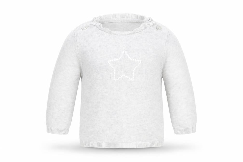 Marks & Spencer Baby Grey   Pullover Jumper Size 9-12 Months  - Start Logo