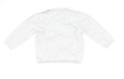 Marks & Spencer Baby Grey   Pullover Jumper Size 9-12 Months  - Start Logo