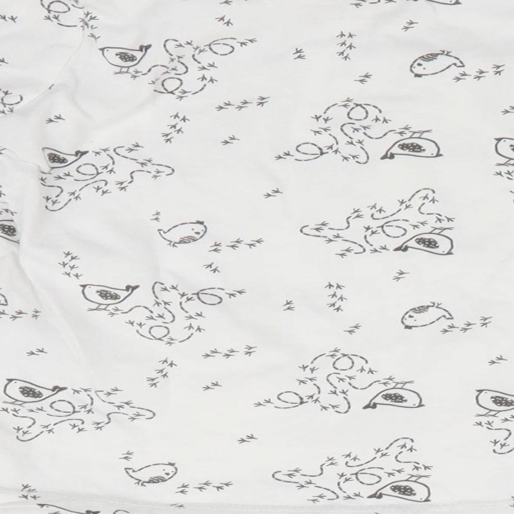 Lupilu Baby White Animal Print  Basic Casual Size 12-18 Months  - Bird print