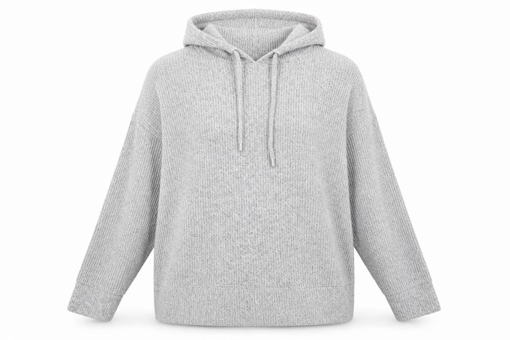 Florence and Fred Womens Grey   Pullover Hoodie Size M