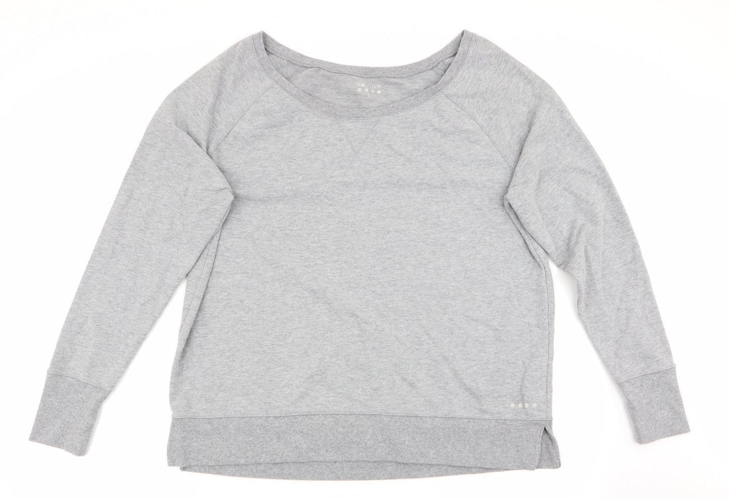 Souluxe Womens Grey   Pullover Sweatshirt Size L